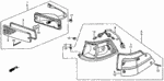 33300SF0671 - : Light Assembly, R Front Turn Signal for Honda Image