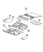 1BG64BD5AB - : Rear Floor Carpet for Mopar Image