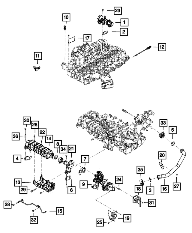 R8244559AB - Emission Controls: Cooler Bypass Assembly for Mopar Image