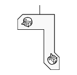 GP7A32C19 - Steering: Upper Return Hose Clamp for Mazda Image