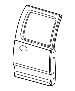 55276118AE - Body: Door Shell for Dodge: Ram 1500 Image