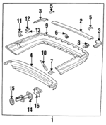 1268804235 - Body: Energy Absorber for Mercedes-Benz Image