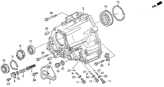 MT Transmission Housing for 1994 Acura Vigor #0