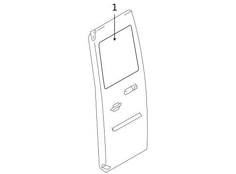 Glass & Hardware for 2003 Dodge Sprinter 2500 #0