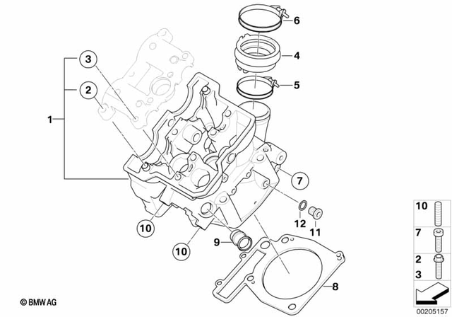 11127712971 - : Hose Clamp - D=58 for BMW-Motorrad Image