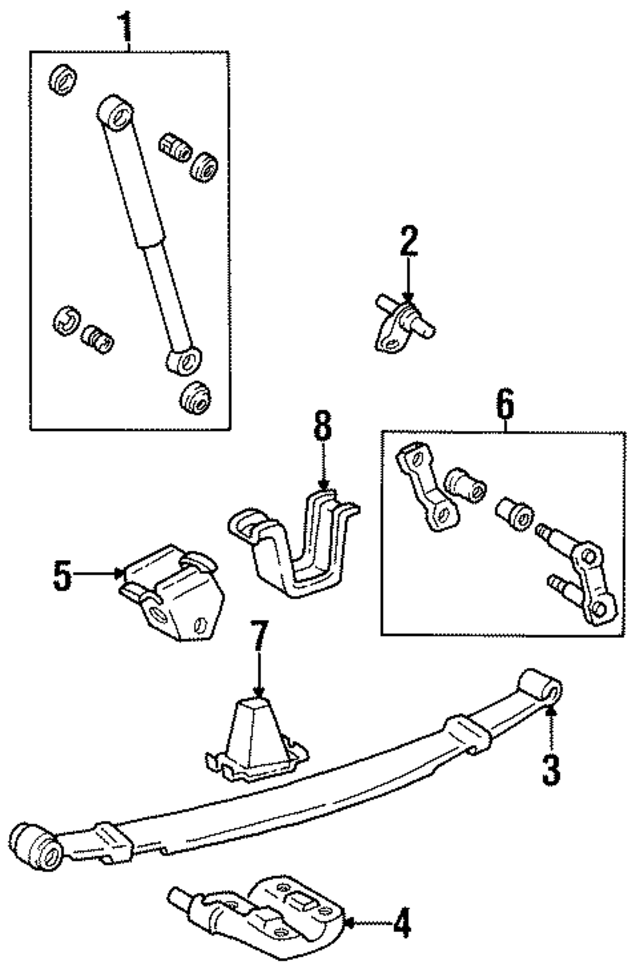 4853180440 - Suspension: Shock for Toyota Image