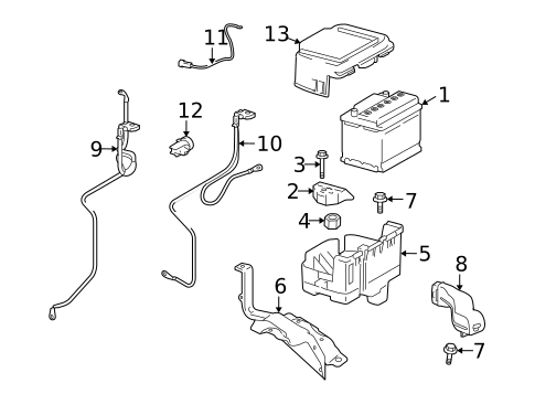 Battery for 2007 Suzuki XL-7 #0