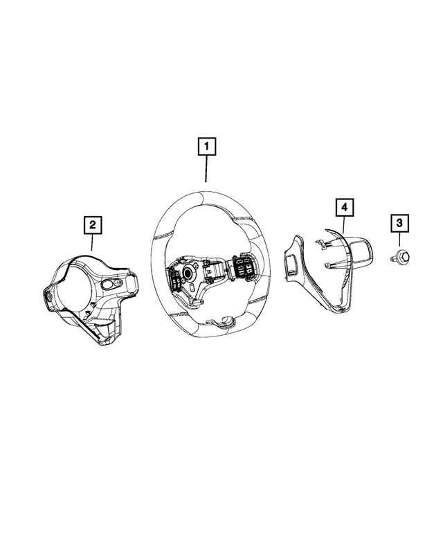 5NP571R8AA - Steering: Steering Wheel for Mopar Image image