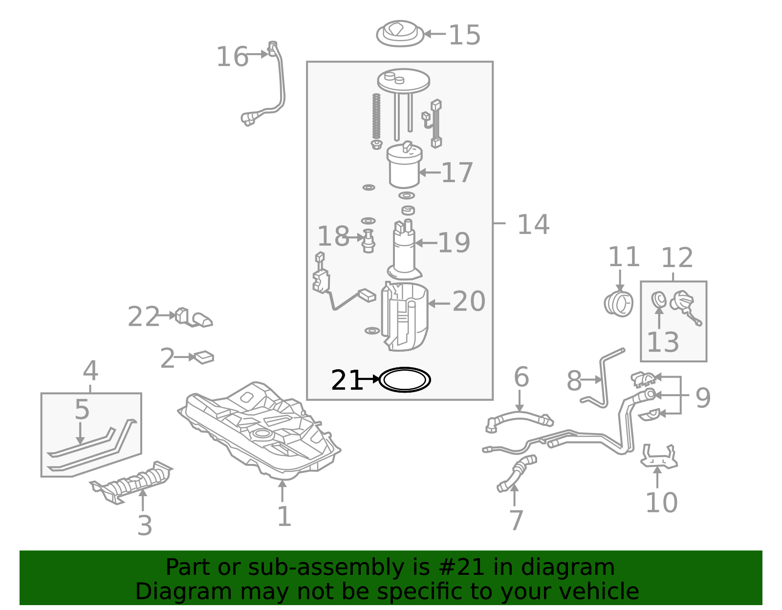 77169-52010 - Fuel Pump Tank Seal 2006-2018 Toyota | Longo Toyota