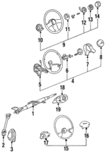 5611024200FD - : Steering Wheel for Mitsubishi: Precis Image