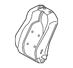 7155206610 - Body: Seat Back Pad for Toyota Image image