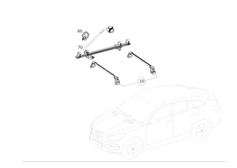 Roof Carrier Systems for 2017 Mercedes-Benz GLE63 AMG S #0