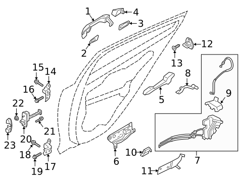 Lock & Hardware for 2020 Kia Stinger #0