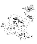 68283471AC - Electrical: Front Speaker Assembly, Left for Mopar Image