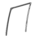 6814260090 - : Glass Run for Toyota: Land Cruiser Image