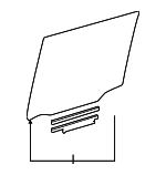 6810360550 - Body: Movable Glass for Toyota Image