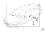 71236906390 - Bodywork: Label "Key Memory" for BMW Image