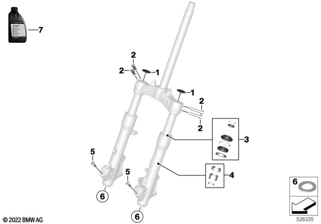 31429829344 - Service and Scope of Repair Work: Set of Gaskets -  for BMW-Motorrad Image image