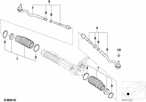 Steering System Connectors for 2005 BMW 325Ci #0