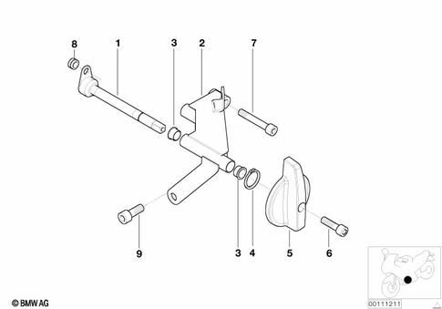 Outside Shift-Control Components for 2003 BMW-Motorrad K 1200 LT #1