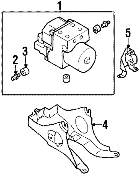 ABS Components for 1999 Subaru Legacy #0