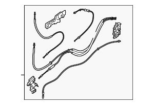 NK4Z61264A00D - Body: Sliding Door Latch for Ford Image