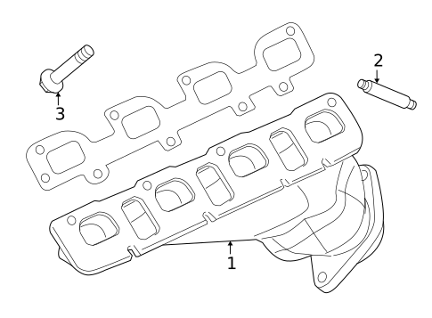 Exhaust Manifold for 2008 Chrysler 300 #0