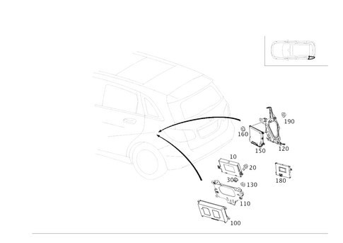 Control Modules and Relays in Load Compartment for 2016 Mercedes-Benz B250e #0