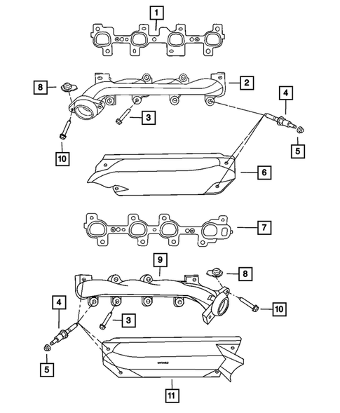 Manifolds for 2007 Dodge Dakota #0