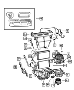 68029722AB - : A/c And Heater Housing for Mopar Image
