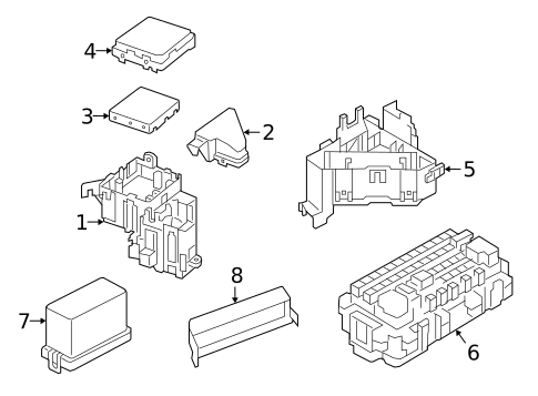 Fuse & Relay for 2025 INFINITI QX50 #0