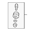 54347000355 - Body: Opener Assembly Rubber Mount for BMW: Z8 Image