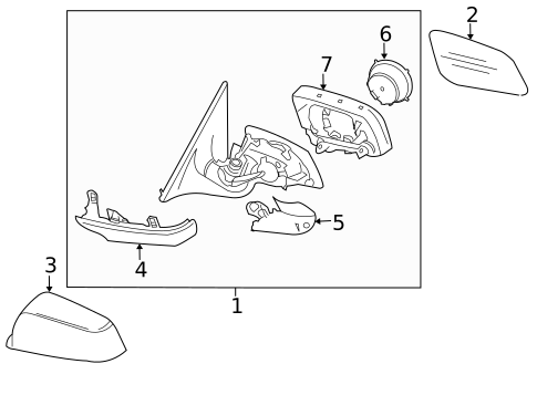 Outside Mirrors for 2016 BMW M6 Gran Coupe #0