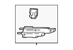 52537AQ010 - Body: Side Retainer for Toyota: Camry Image