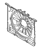 17425A500F5 - : Fan Shroud for BMW: X3 Image