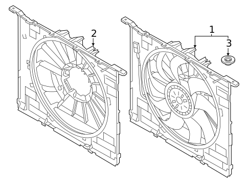 Cooling Fan, Clutch & Motor for 2026 BMW X3 #0