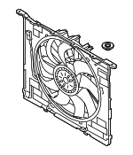 17425A500D8 - : Engine Cooling Fan Assembly for BMW: X3 Image