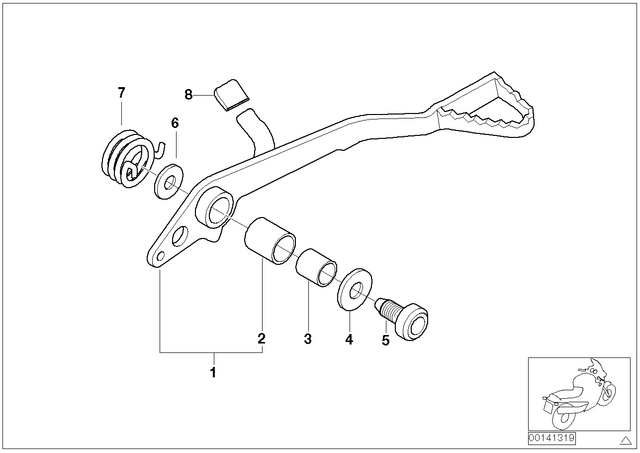 35217654249 - : Oval-Head Machine Screw, Black - M8X55 for BMW-Motorrad Image