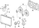 1540524 - Cooling System: ACDelcoâ„¢ Fan Motor for GM Image