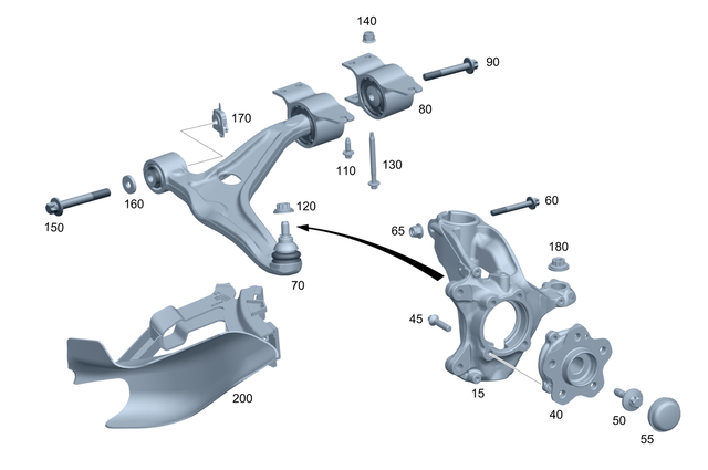 9328 - Front Axle: Hexalobular Screw for Mercedes-Benz: 180A, 180b, 220a, A220, A35 AMG, CLA250, CLA35 AMG, CLA45 AMG, CLA45 AMG S, EQB 250+, EQB 300, EQB 350, GLA250, GLA35 AMG, GLA45 AMG, GLB250, GLB35 AMG Image image