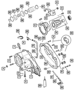 4798111 - Transfer Case Model 231 [DHJ, DHK, DHN]: Transfer Front Case for Mopar Image
