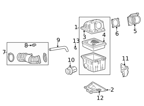 Air Intake for 2002 Mazda B3000 #0