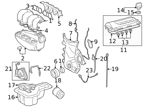 Powertrain Control for 2003 Toyota Matrix #4