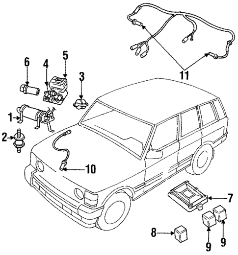 ABS Components for 1993 Land Rover Defender 110 #0