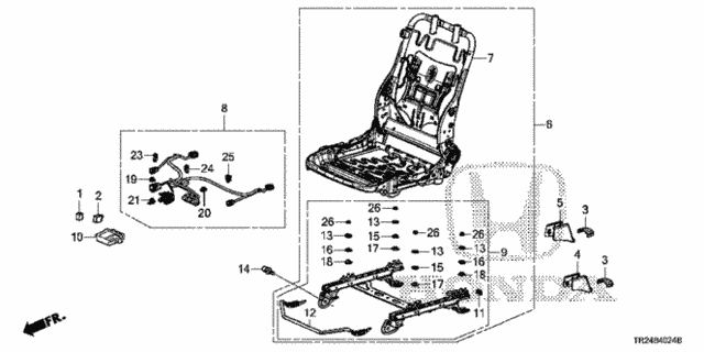 Front Seat Components (Passenger Side) (KA/KC/KL) (2) for 2015 Honda Civic #0