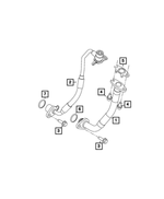 68566752AA - Engine: Oil Drain Tube for Mopar Image