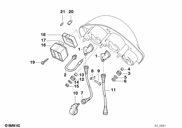 62112346455 - Instruments: Transmission -  for BMW-Motorrad Image