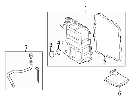 Transaxle Parts for 2016 Kia Optima #0