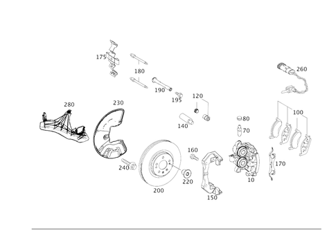 Front Wheel Brake for 2016 Mercedes-Benz GLE63 AMG S #0