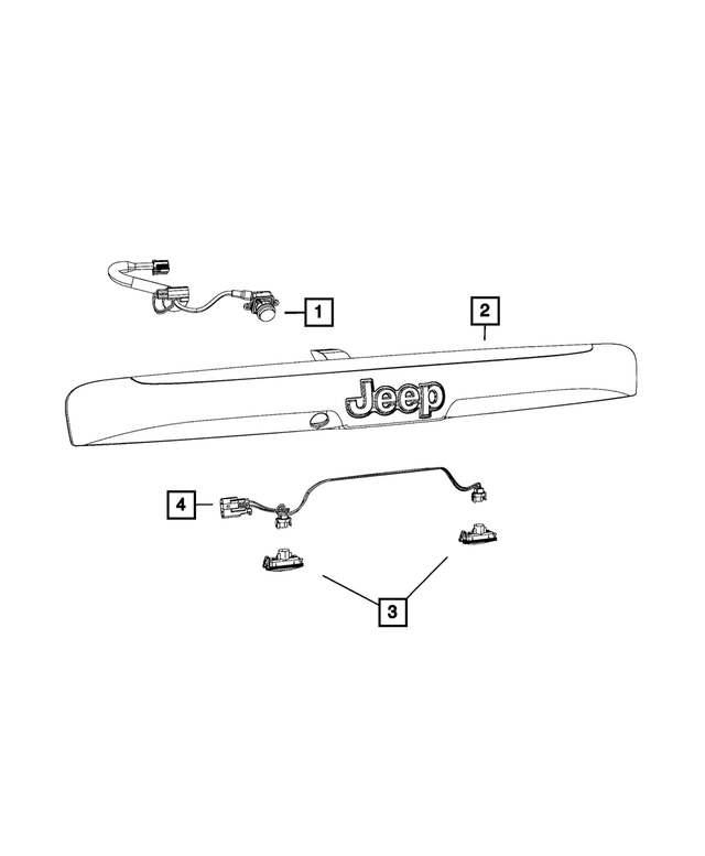 5RL56WS2AA - : Light Support Bar for Mopar Image